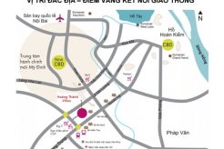 Vị trí dự án Hoàng Thành Villas đắc địa trung tâm của trung tâm
